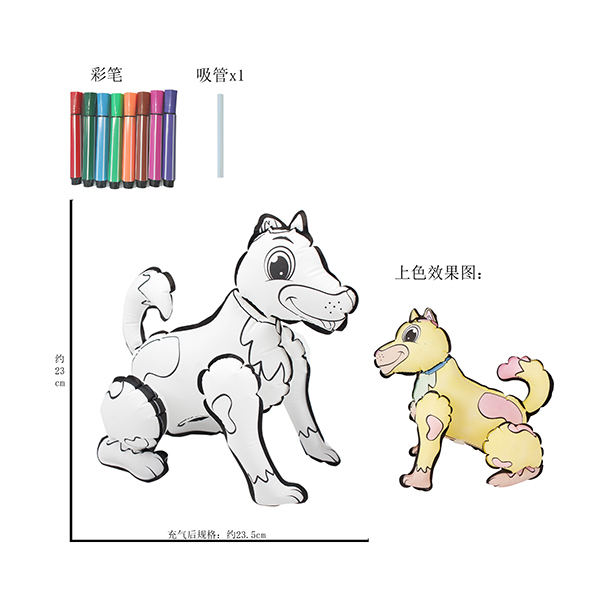 DIY手绘动物气球(大水彩笔)  塑料