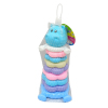 小9层小旺兔抱抱马卡龙彩虹套圈 梅花形 塑料