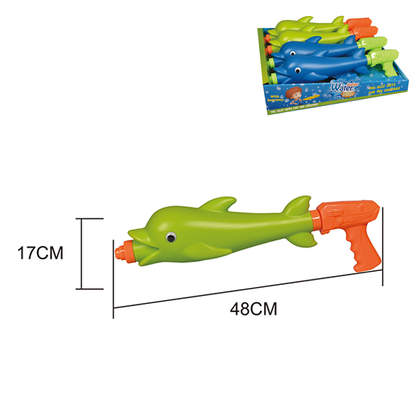 4PCS 48cm海豚水炮 实色 塑料