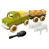拆装皮卡农场车+运动物车（配2羊） 滑行 塑料