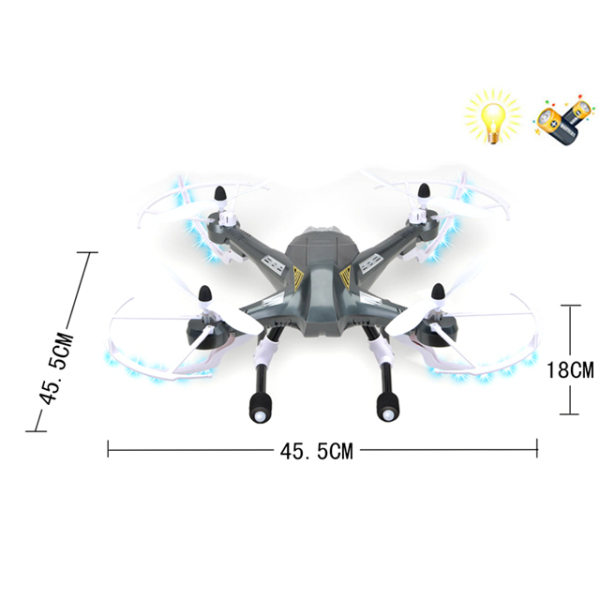 飞行器带USB,电池,配件 遥控 四轴 WIFI 4通 灯光 包电 带陀螺仪 塑料