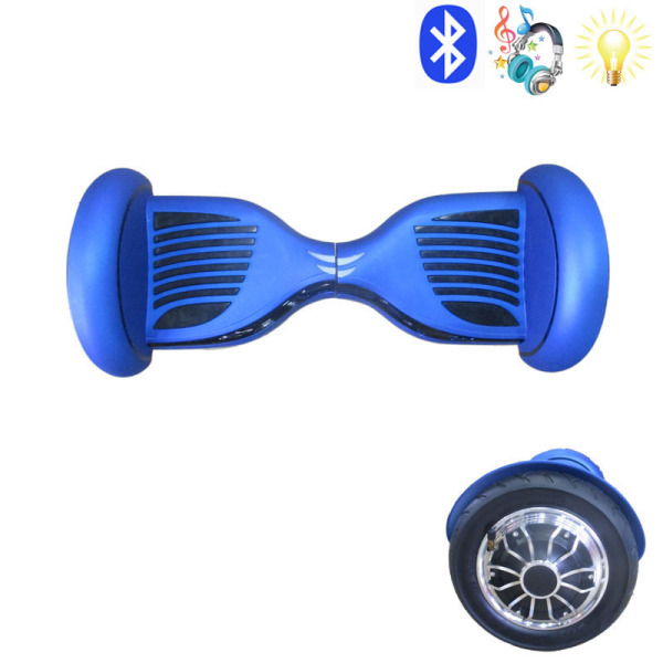 10寸充气轮平衡车带灯光蓝牙音乐 电动平衡车 塑料