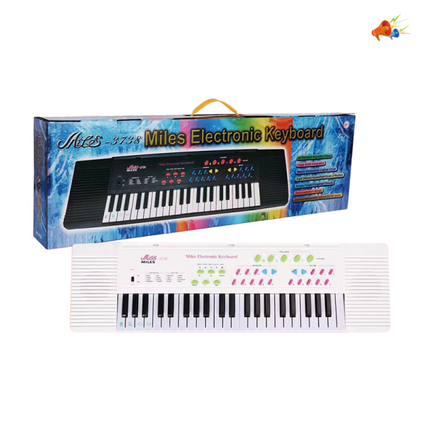 44键多功能电子琴（白色） 仿真 声音 不分语种IC 塑料