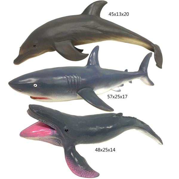 3款式鲨鱼/海豚/小鲸鱼