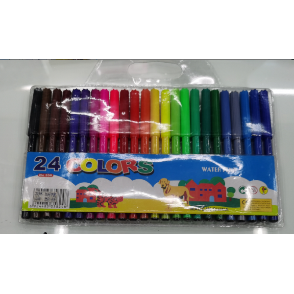 24PCS 水彩笔 塑料