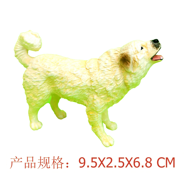 大白熊犬（乳白色） 塑料