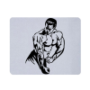 肌肉男健身印花鼠标垫 单色清装 布绒