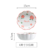 6英寸樱桃印花系列陶瓷沙拉碗 单色清装 陶瓷