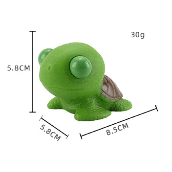 12PCS 爆眼玩具乌龟 混色 塑料