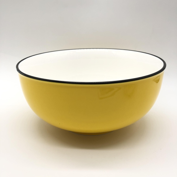 色釉黄白 7.5寸 汤碗 混色 汤碗 简约欧美