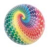9寸圆圈彩印充气球 塑料