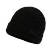 小字母加绒雪尼尔帽 中性 56-60CM 冬帽 100%聚酯纤维