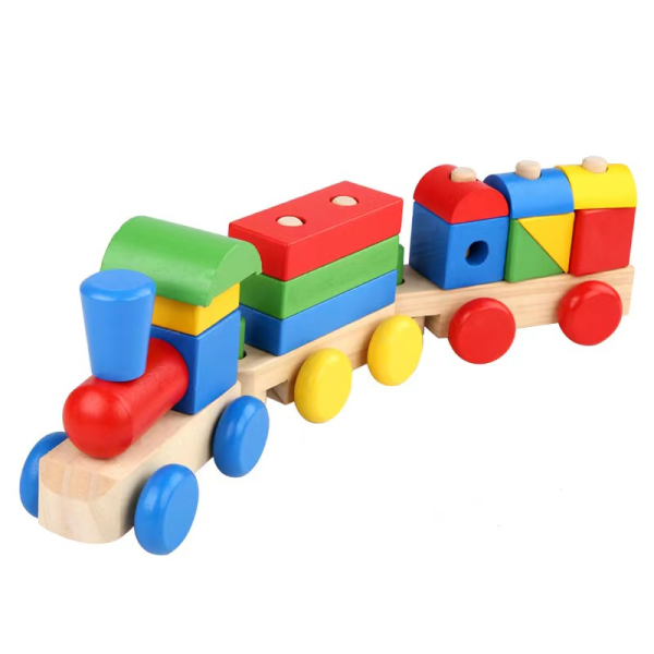 木质小火车 单色清装 木质