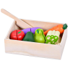 儿童木制玩具水果蔬菜切切乐【24*5.4*16CM】 单色清装 木质