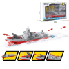 军事仿真战舰军人舰战队模型可发射导弹护卫舰套装 惯性 实色 塑料