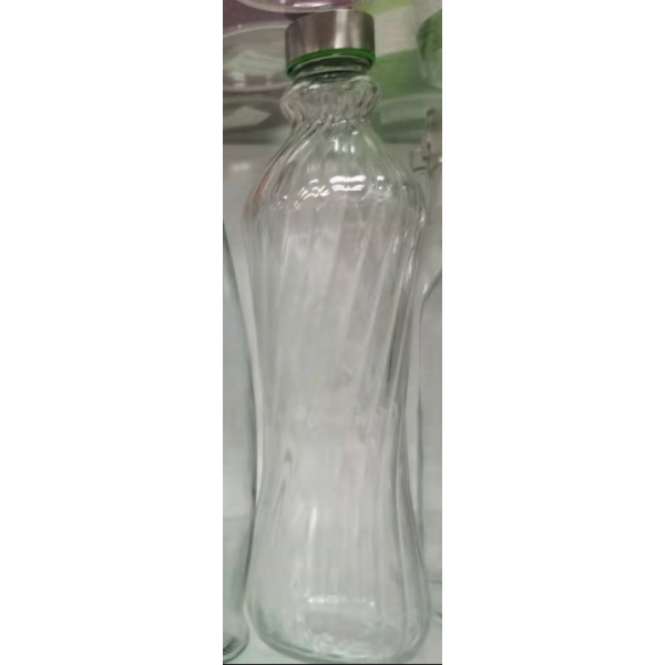 玻璃卡扣密封果汁酒瓶【1000ML】 单色清装 玻璃