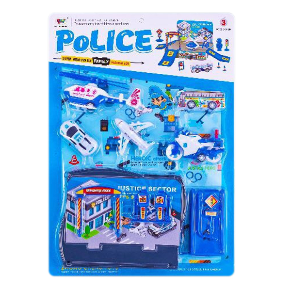 警察停车场 警察 塑料