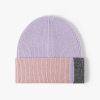 拼色户外保暖无檐单层帽 女人 56-60CM 冬帽 100%聚酯纤维
