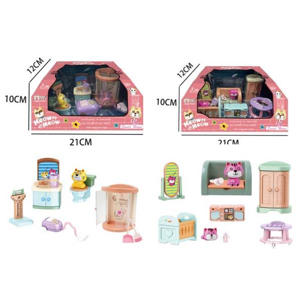 2款式儿童房与浴室 卡通 塑料