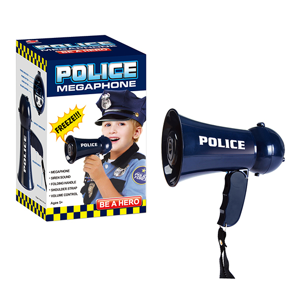 警察喇叭 塑料
