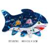 鲨鱼充气球(50pcs/opp) 塑料