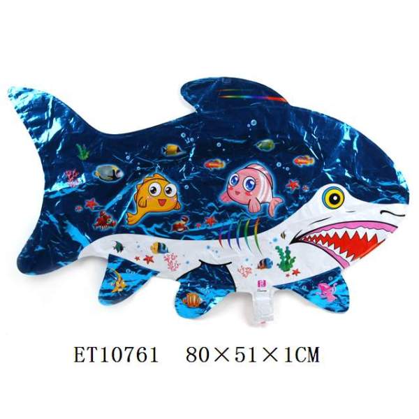 鲨鱼充气球(50pcs/opp) 塑料