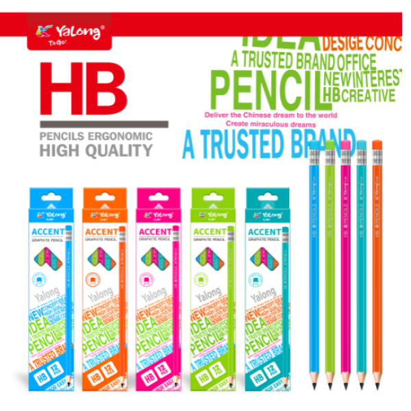 12pcsHB铅笔 石墨/普通铅笔 HB 木质