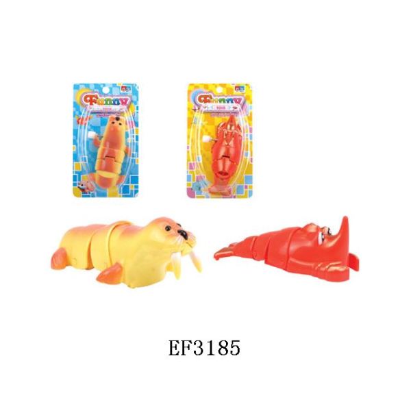 2款龙虾,海狮 上链 塑料