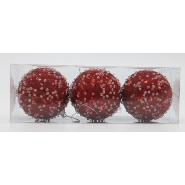 8cm 3PCS Christmas pendant