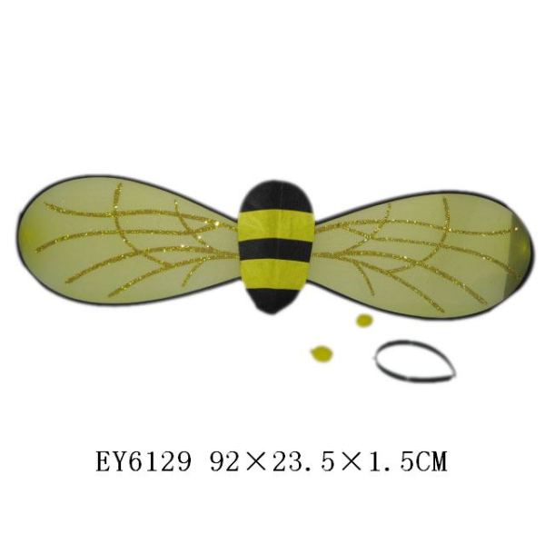 蜜蜂蝴蝶翅膀+蜜蜂头饰 布绒