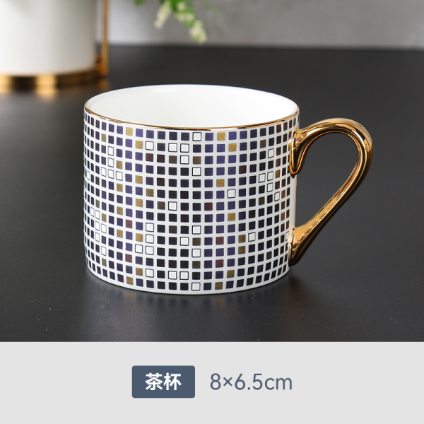 骨瓷茶杯【8*6.5CM】 单色清装 陶瓷