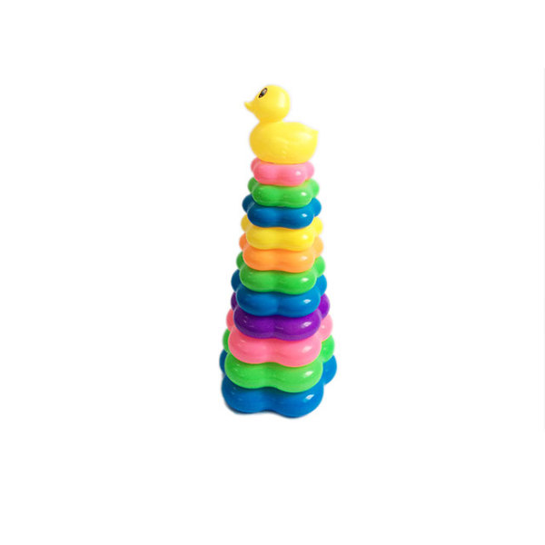 11层鸭子彩虹圈 塑料