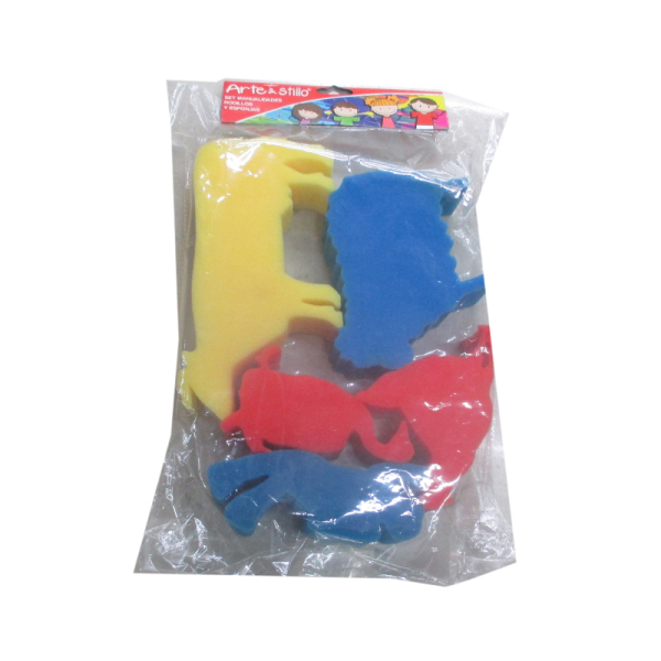 5pcs颜料玩具 海绵