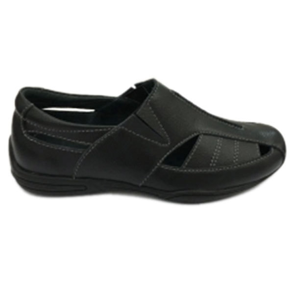 8192-K2-02,COLOUR 黑色,UPPER 荔枝纹二层皮,LINING 黑色猪二层皮里,SOLE TPR,SIZE 32-38#鞋