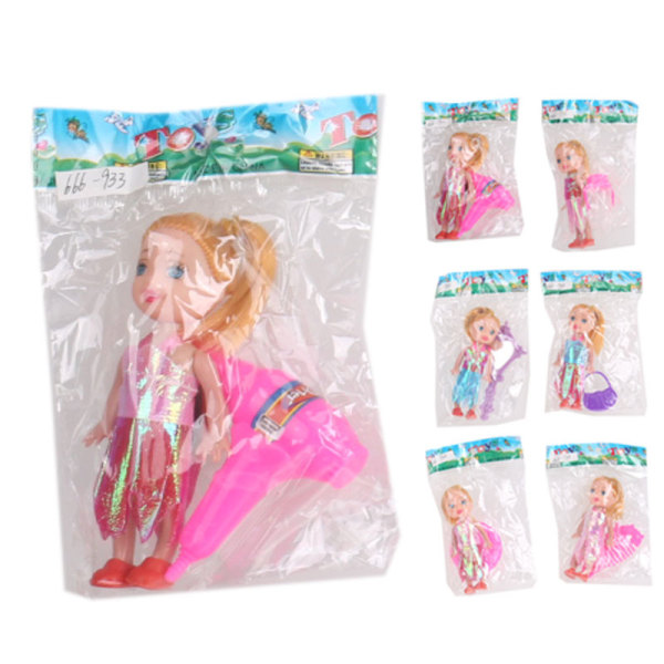 6款小娃娃带配件 3寸 塑料