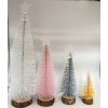 10cm圣诞树摆件 单色清装 塑料