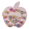 12pcs儿童DIY粉红盒糖果珠-苹果 塑料