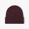 纯色保暖加厚毛线帽 中性 56-60CM 冬帽 100%粘纤