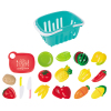 17pcs水果蔬菜购物篮 可切 塑料