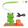 青蛙笔筒台灯带USB线 塑料