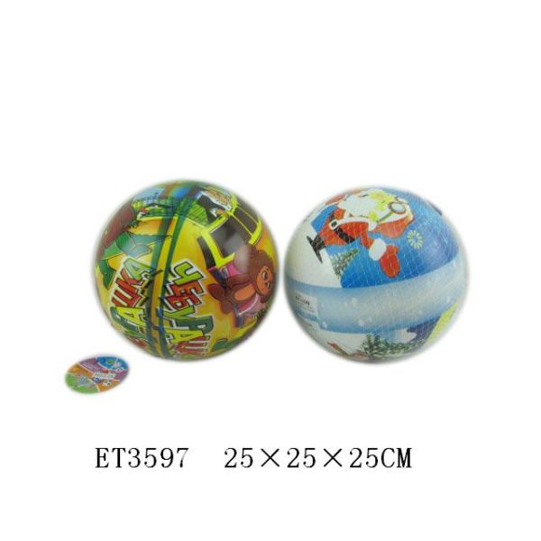 9"多款全彩充气球 塑料