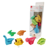 6pcs洗澡玩具动物 塑料