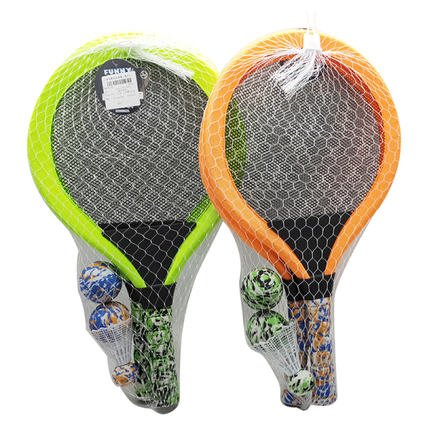 小号迷彩网球拍组合 塑料