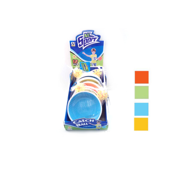 12PCS 12袋庄圆形粘粑盘蓝,绿,黄,橙4色
