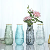 树纹玻璃花瓶【20.5*9.2CM】 单色清装 玻璃
