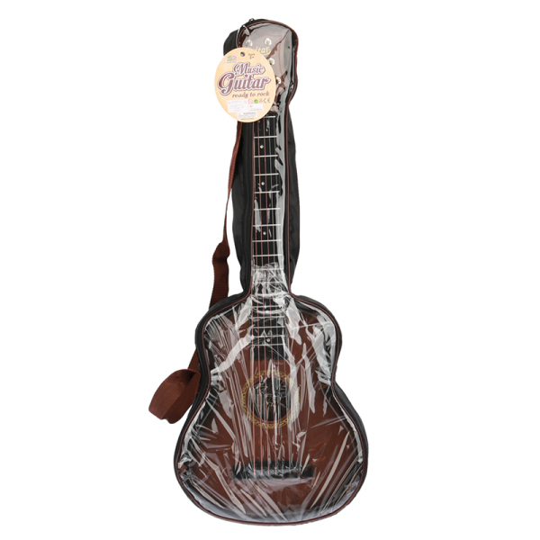 红棕木纹真弦模型吉他  塑料