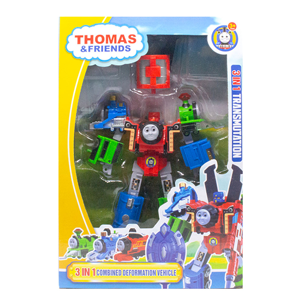 托马斯三合一变形机器人 变形 塑料