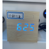 6.5*6.5*6cm USB多功能电子钟（白色字体） 塑料