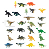 24pcs恐龙动物B套装 塑料