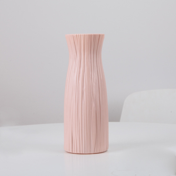北欧塑料花瓶 单色清装 塑料